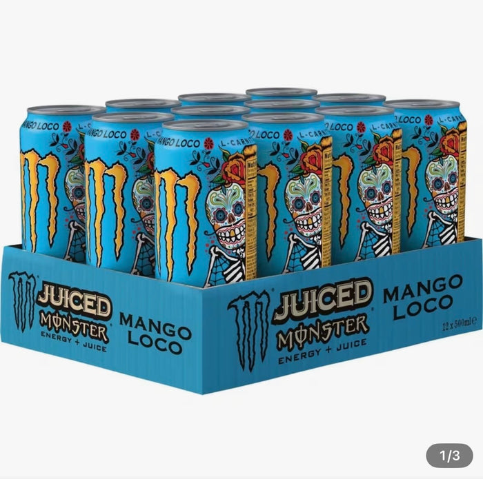 12 PACK Crazy Mango Monster