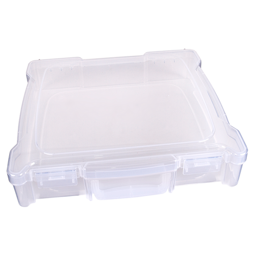 12" x 12" Storage Box with Handle 6763TE - Closed View