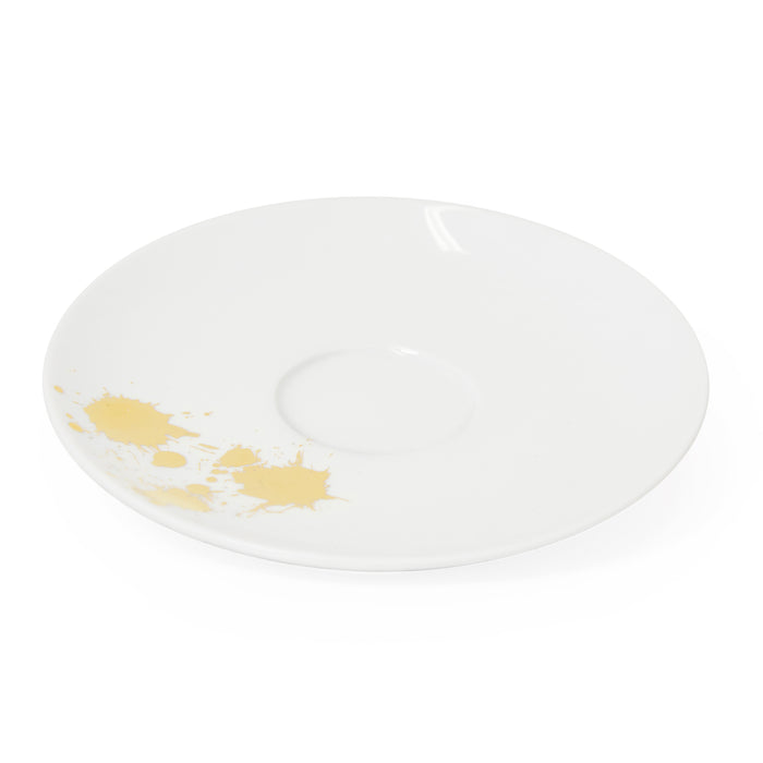 1948 saucer porcelain white gold - view 1