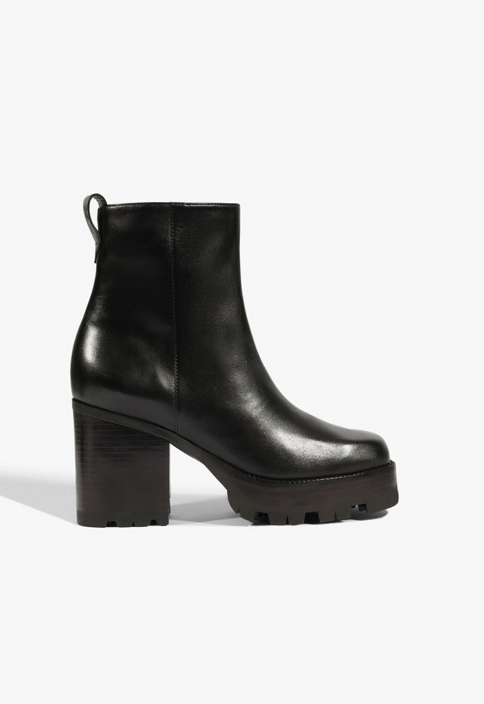 240 Leather Bootie 5 Black Leather - Schutz Shoes