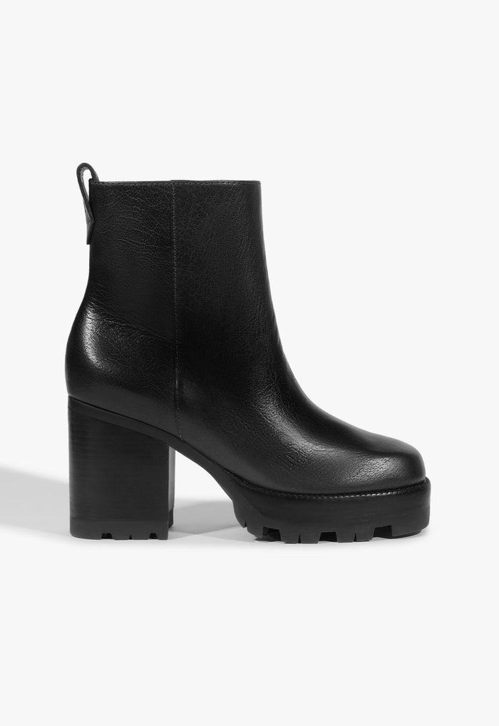 240 Leather Bootie 5 Black Leather - Schutz Shoes