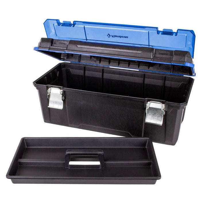 9226ZR Zerust 26 Inch Toolbox with Lift-out Tray and small upper compartment - shown open