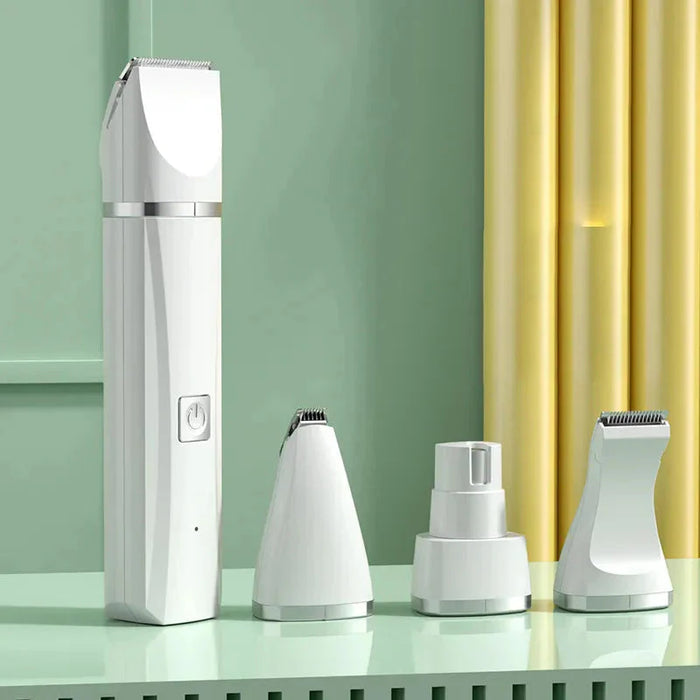 White / Three attachments