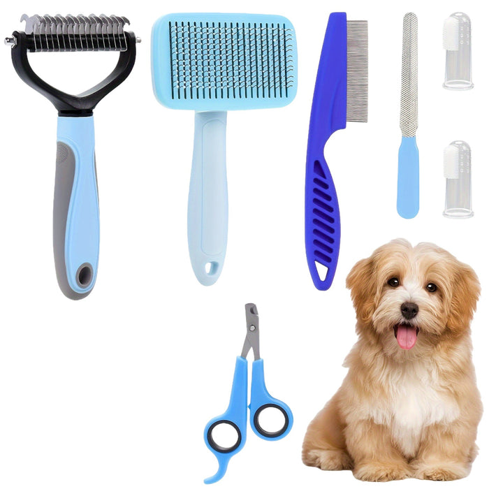 8-piece dog grooming tools
