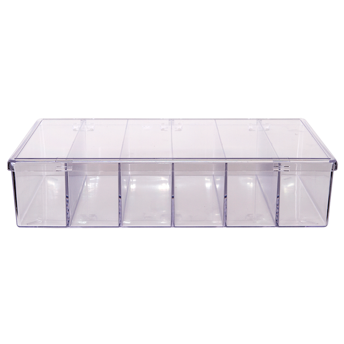 6658DB (A606D) 6 Compartment A-Series Deep Compartment Box - side view