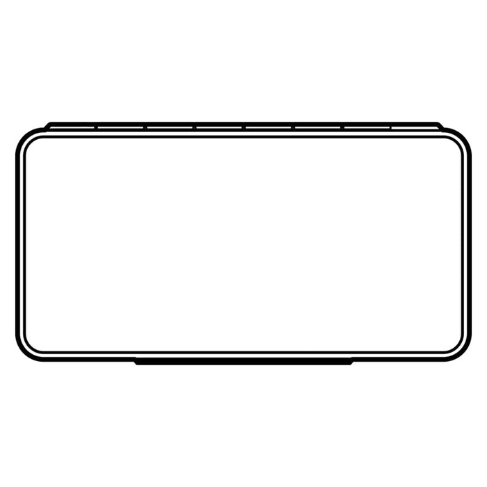6632CS (A216-SL) Slim Line Open Core Box - from above view