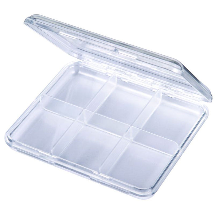 6643CB (A311-SL) Slim Line 6 Compartment Box - open view
