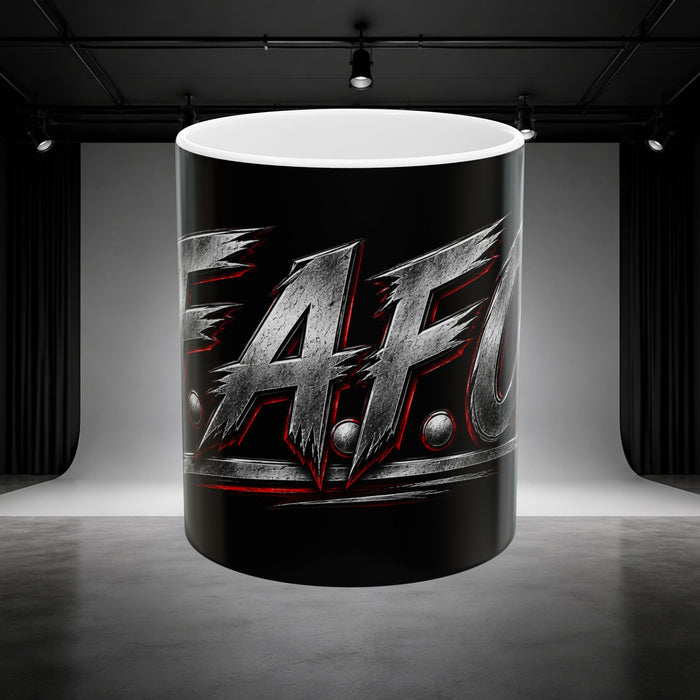 AF1 Racing-Style Ceramic Mug (11oz, 15oz)
