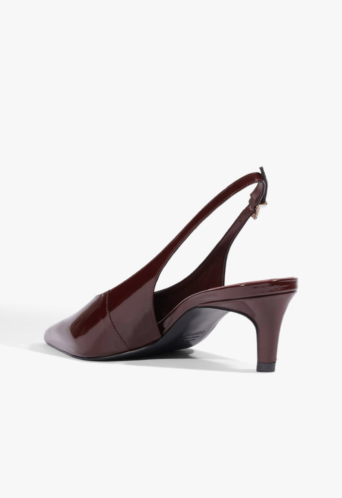 Alicia Sling Mid Patent Pump - Schutz Shoes