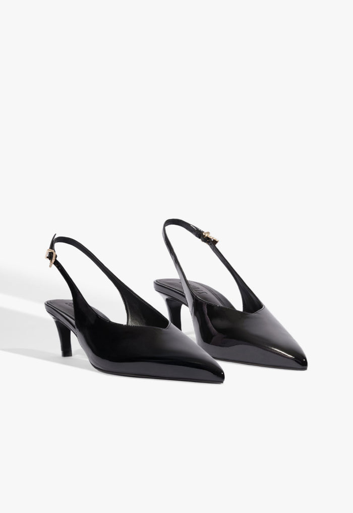 Alicia Sling Mid Patent Pump - Schutz Shoes