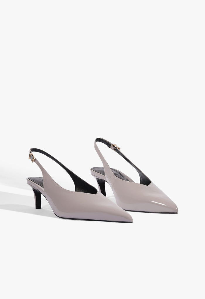 Alicia Sling Mid Patent Pump - Schutz Shoes