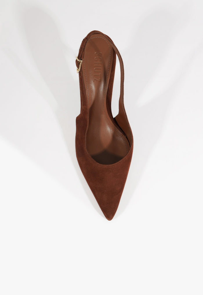 Alicia Sling Suede Pump - Schutz Shoes