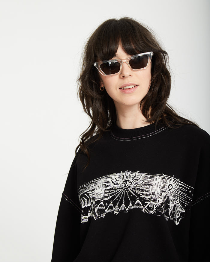 Alix Sweatshirt - BLACK