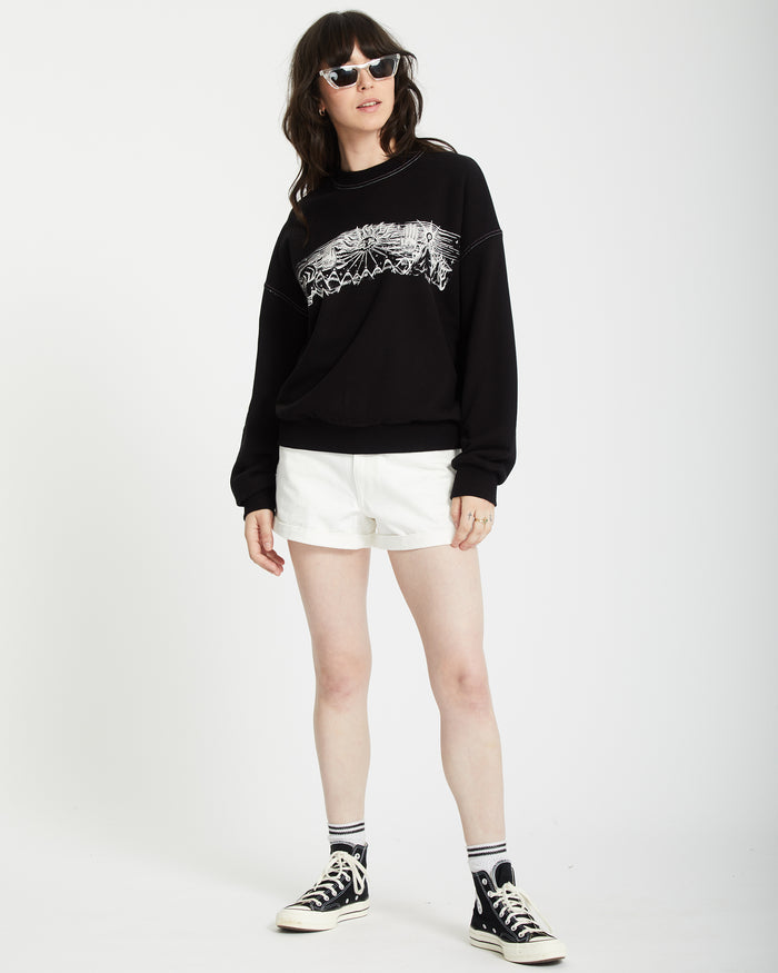 Alix Sweatshirt - BLACK