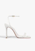 Altina Leather Sandal 5 White Leather - Schutz Shoes