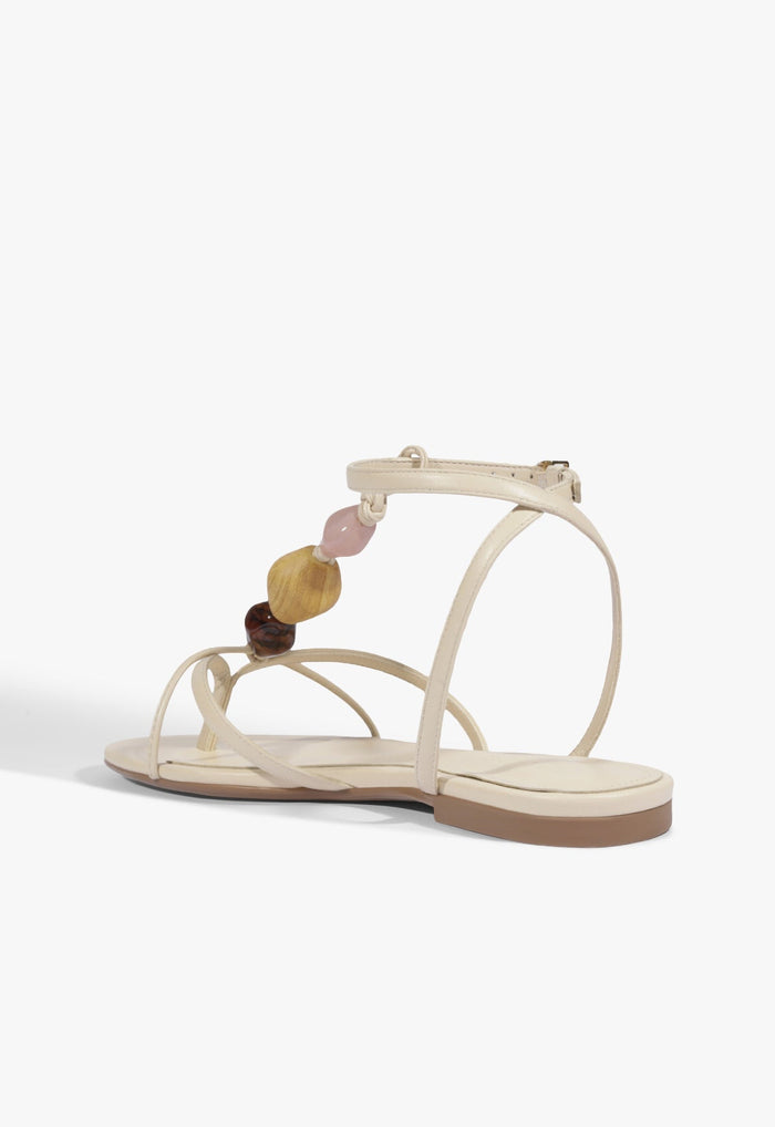 Amber Leather Flat Sandal - Schutz Shoes