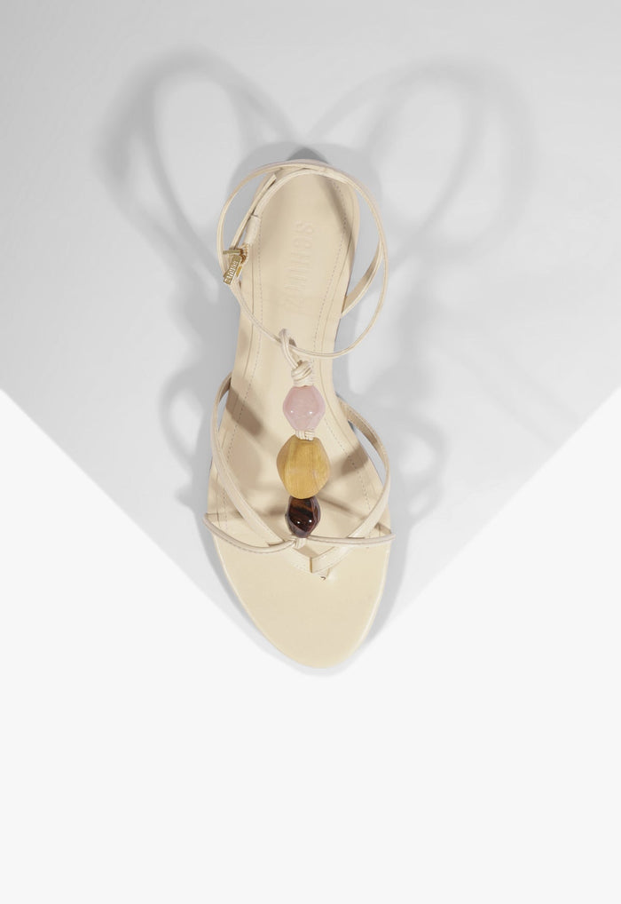 Amber Leather Flat Sandal - Schutz Shoes