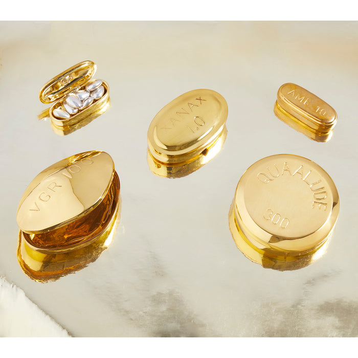 brass pill box collection - styled view 4