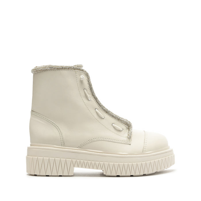 Amirah Bootie 5 Pearl Faux Leather - Schutz Shoes