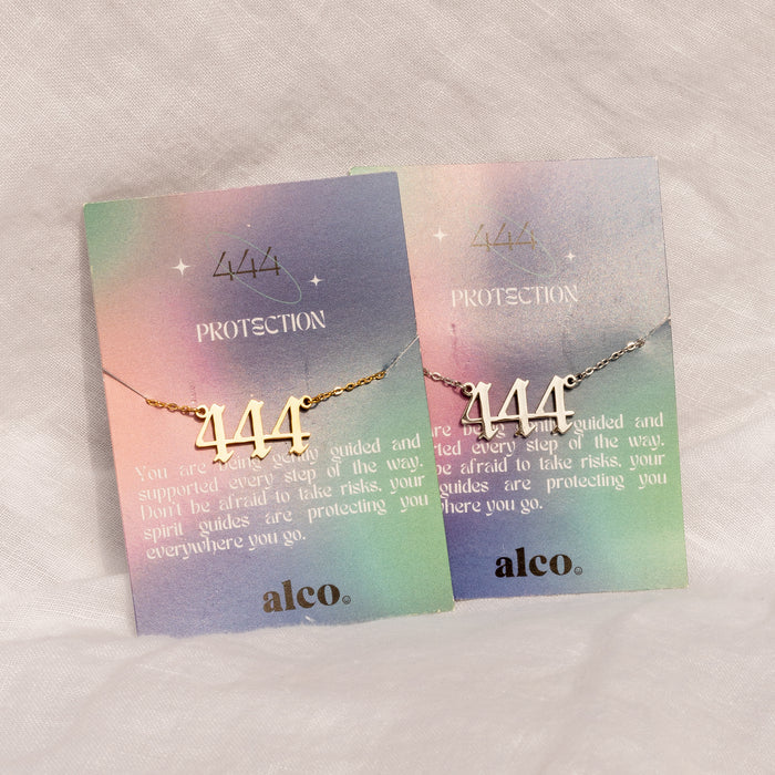 Angel Number Necklace Gold