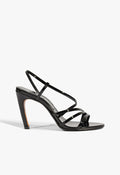 Annie Curve Patent Sandal 5 Black Patent - Schutz Shoes