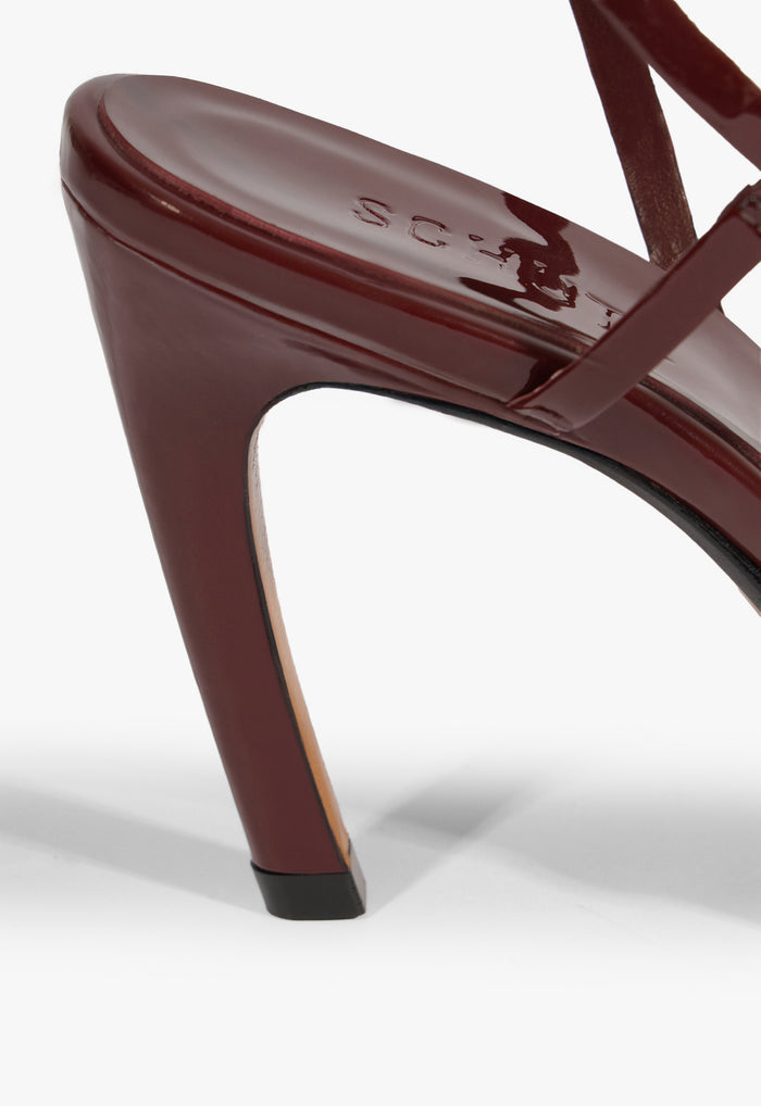 Annie Curve Patent Sandal - Schutz Shoes