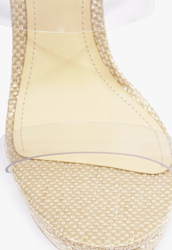 Ariella Raffia Platform Sandal - Schutz Shoes