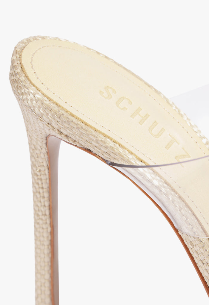 Ariella Raffia Platform Sandal - Schutz Shoes