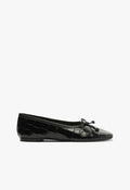 Arissa Black Leather Ballet Flat 5 Black Leather - Schutz Shoes