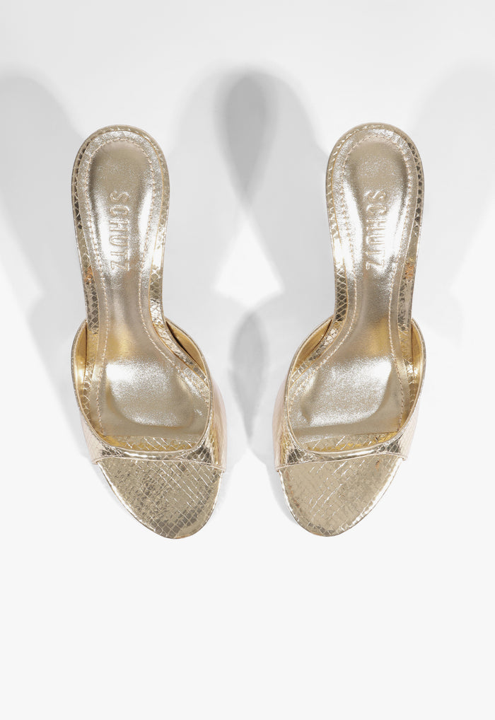Arlette Mule Metallic Sandal - Schutz Shoes