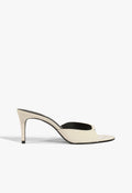 Arlette Mule Patent Sandal 5 White Patent - Schutz Shoes