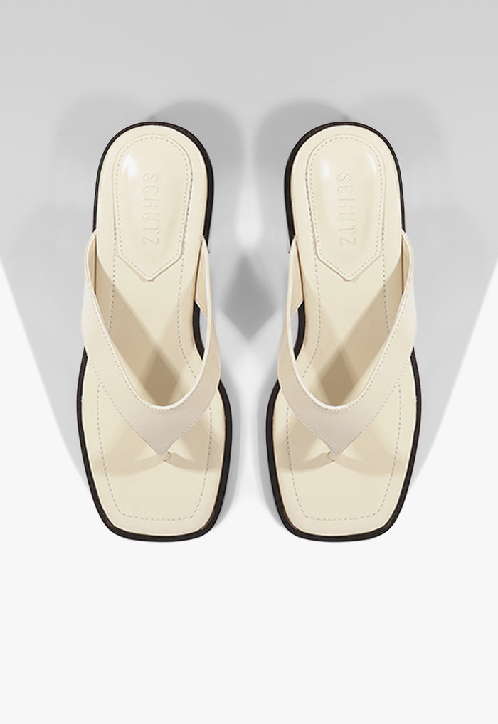Arya Mid Leather Sandal - Schutz Shoes
