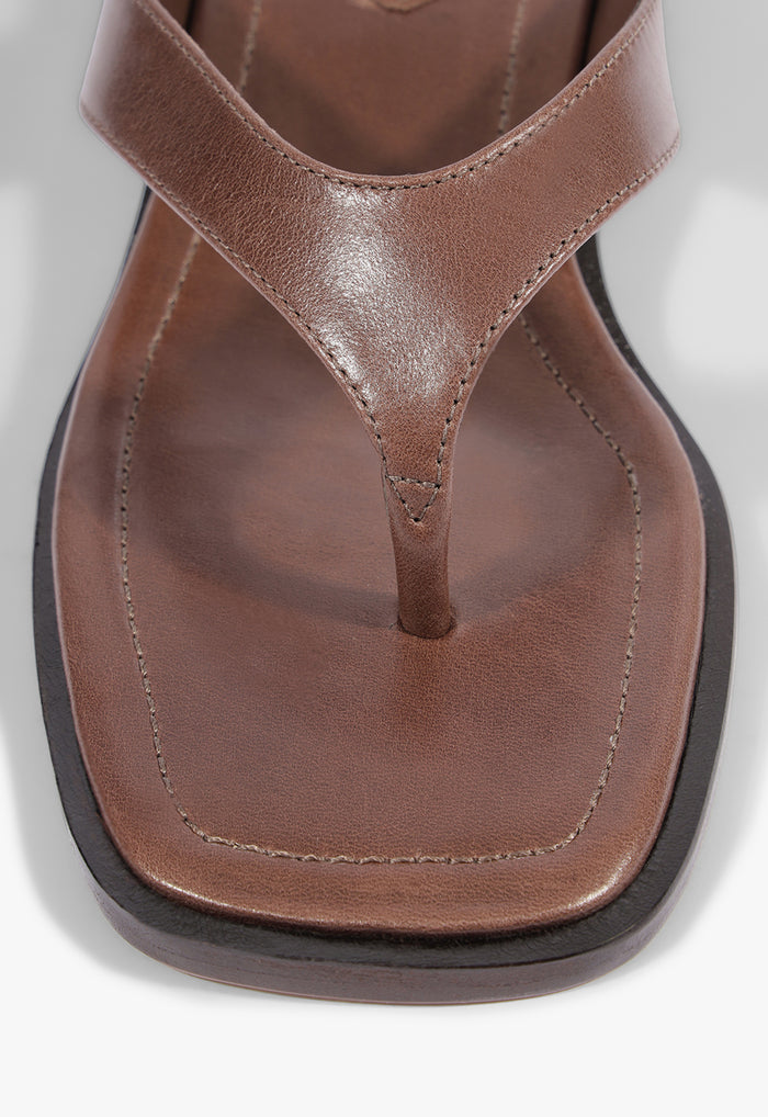 Arya Mid Leather Sandal - Schutz Shoes