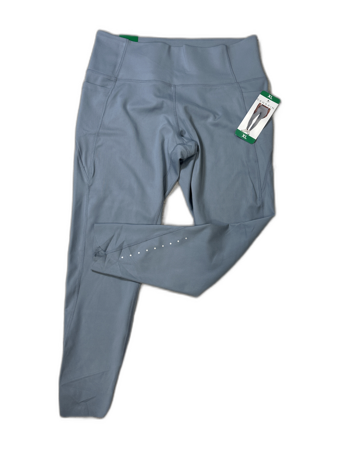 Athletic Leggings By Danskin In Blue, Size: Xl
