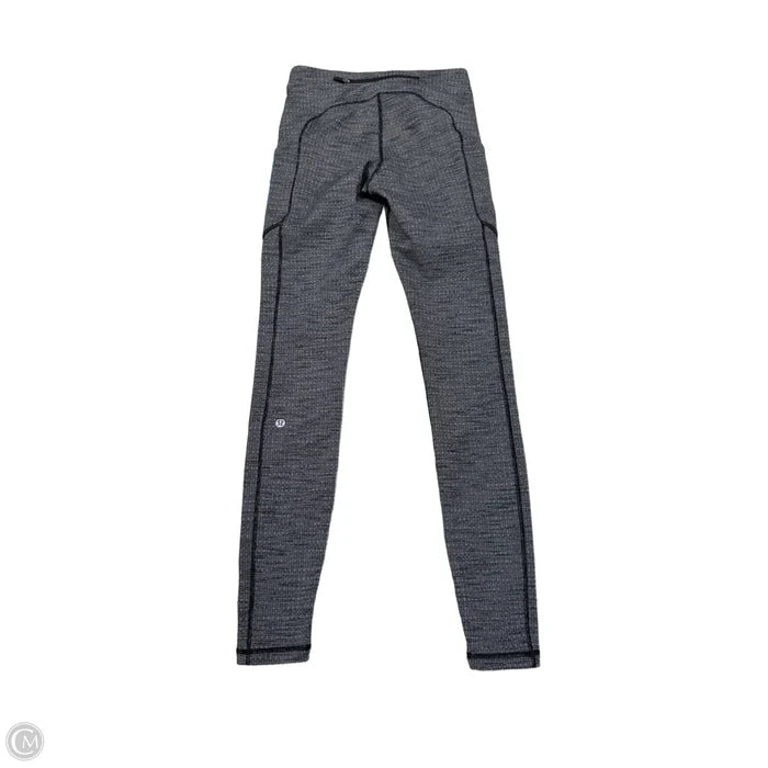 Athletic Leggings By Lululemon In Black & White, Size: 6