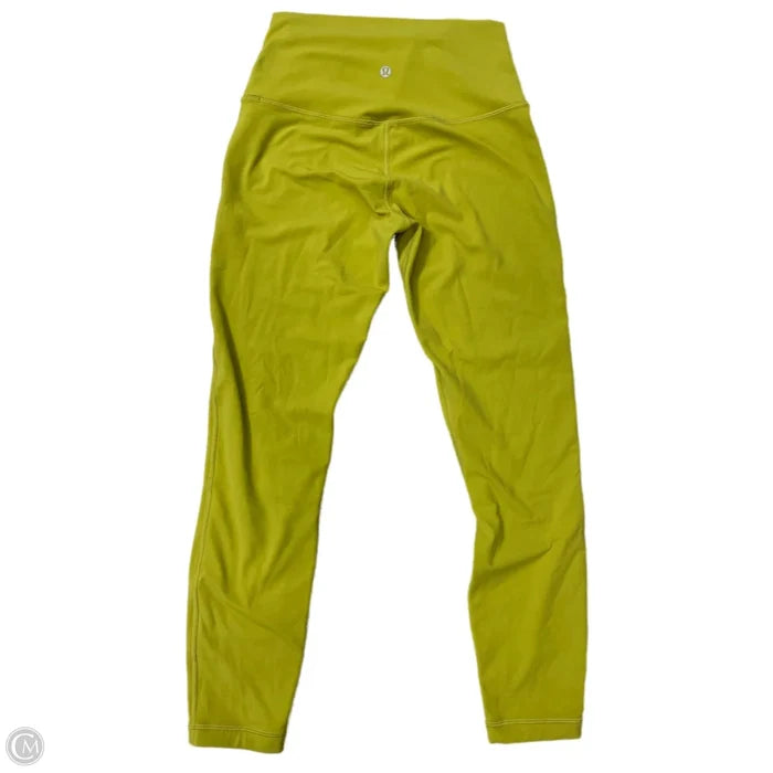 Athletic Leggings By Lululemon In Green, Size: S