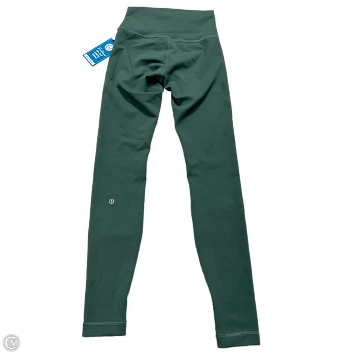 Athletic Leggings By Lululemon In Green, Size: S