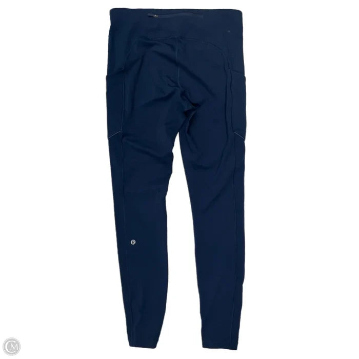 Athletic Leggings By Lululemon In Navy, Size: 8