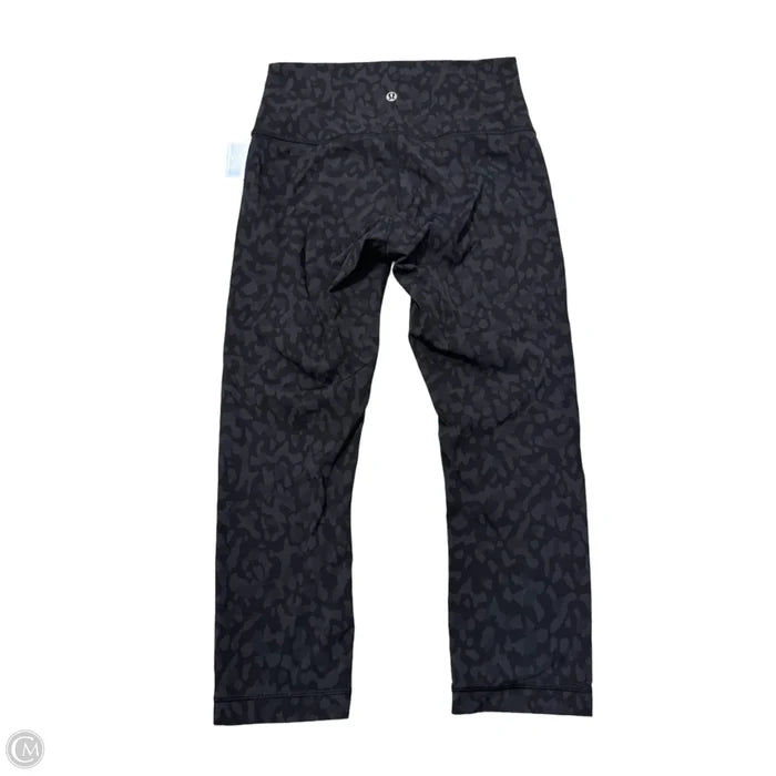 Athletic Leggings Capris By Lululemon In Animal Print, Size: S