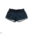 Athletic Shorts By Lululemon In Blue & Brown, Size: 6