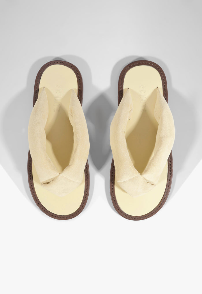Aurea Casual Suede Sandal - Schutz Shoes