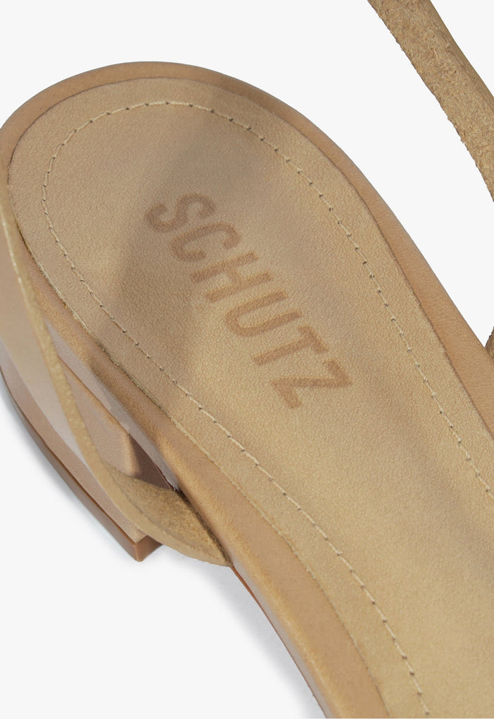 Aurora Mid Block Leather Sandal - Schutz Shoes