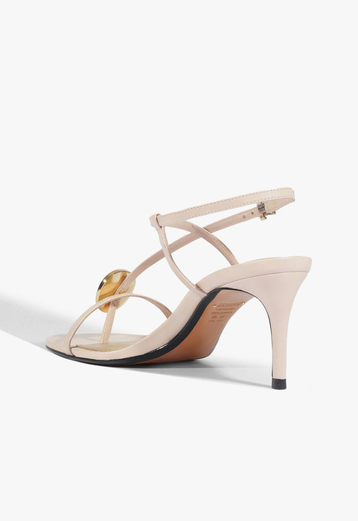 Azure Mid Embellished Leather Sandal - Schutz Shoes