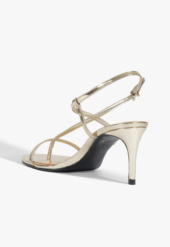 Azure Mid Metallic Sandal - Schutz Shoes