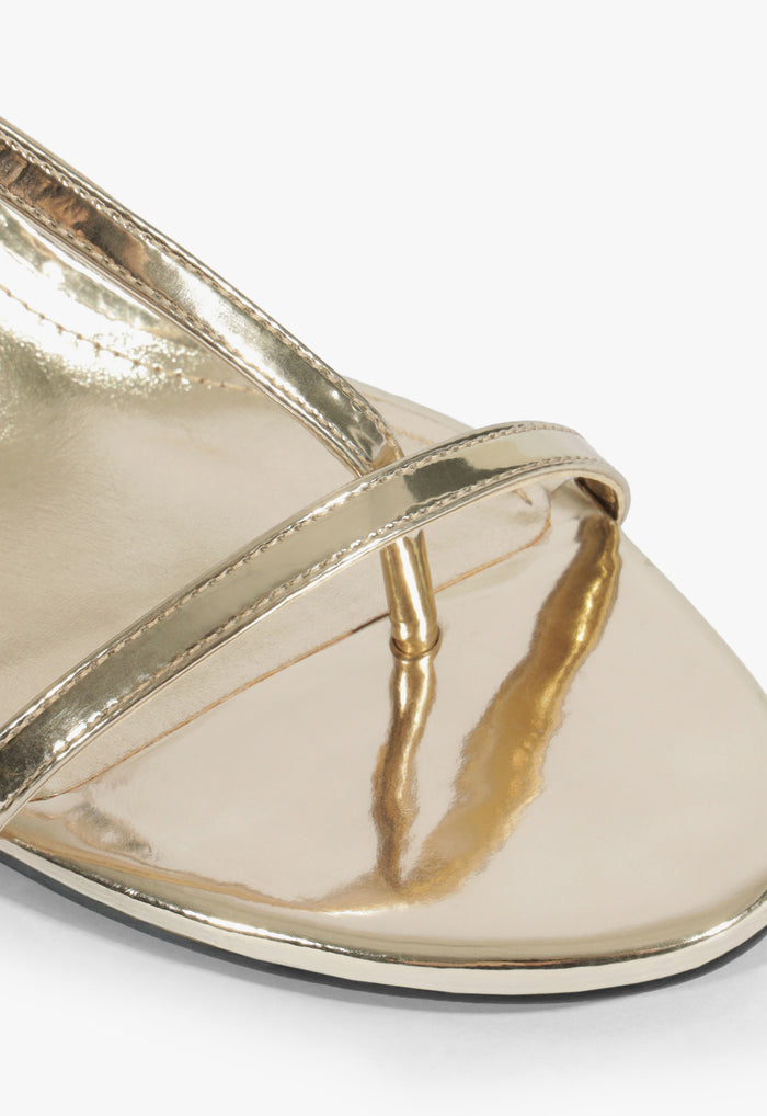 Azure Mid Metallic Sandal - Schutz Shoes