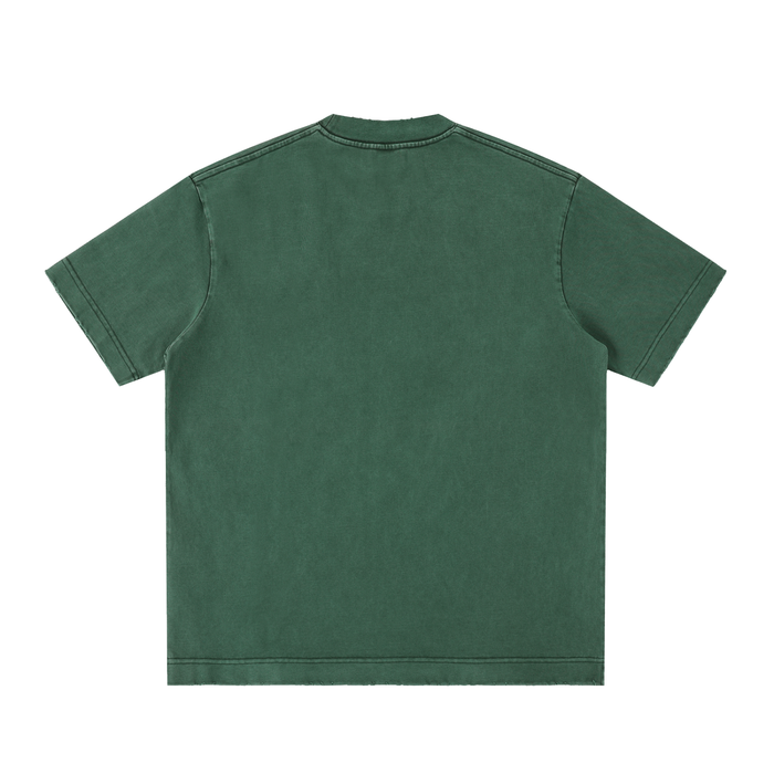 "Balanced Love" Vintage Washed Frayed T-Shirt