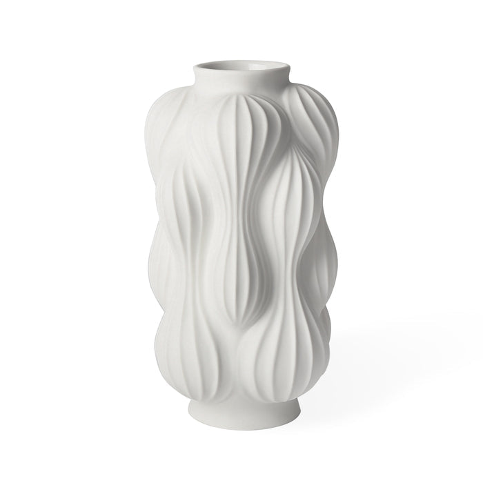 balloon vase large porcelain white - view 2