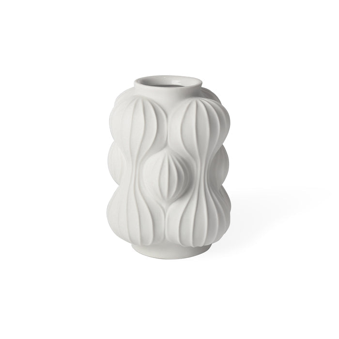 balloon vase small porcelain white - view 2