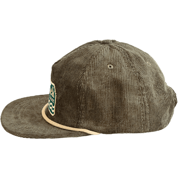 Banks Hemp Corduroy Strapback | Green