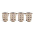 Basketweave Glassware Set - front view
